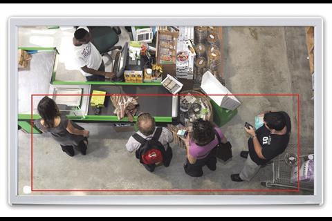 Agent Vi’s queue management system (above), and AMG-Panogenics/i3’s customer count tool